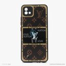 Ốp lưng REALME C11 2021 nhựa cứng viền đen lưng in logo LV