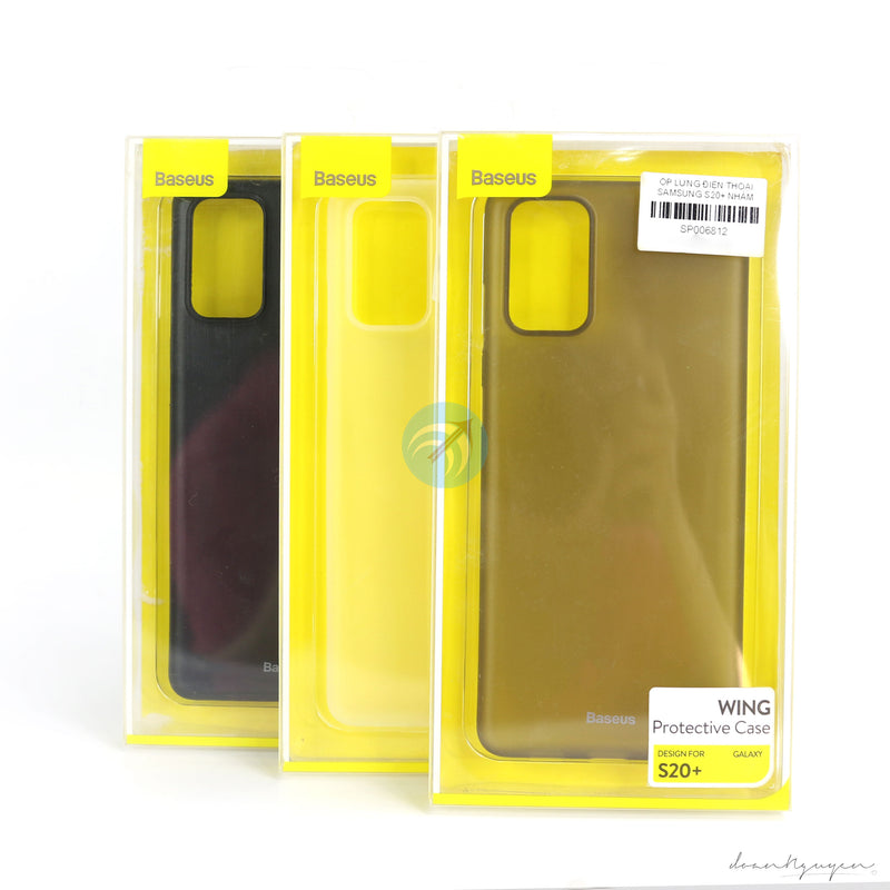 ỐP LƯNG ĐIỆN THOẠI SAMSUNG S20+ NHÁM (BASEUS)