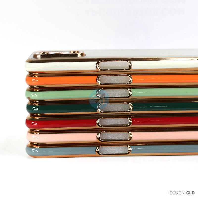 ỐP LƯNG ĐT OPPO A52 (TRONG SI VIỀN MÀU)