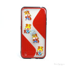 ỐP LƯNG ĐIỆN THOẠI SAMSUNG A01 NHÁM HÌNH VIỀN MÀU