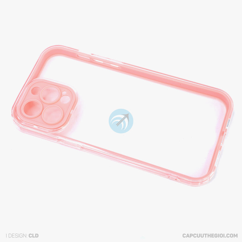 Ốp lưng IPHONE 13 PRO MAX trong tách viền màu