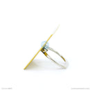 Nhẫn dán lưng điện thoại nhựa màu vàng