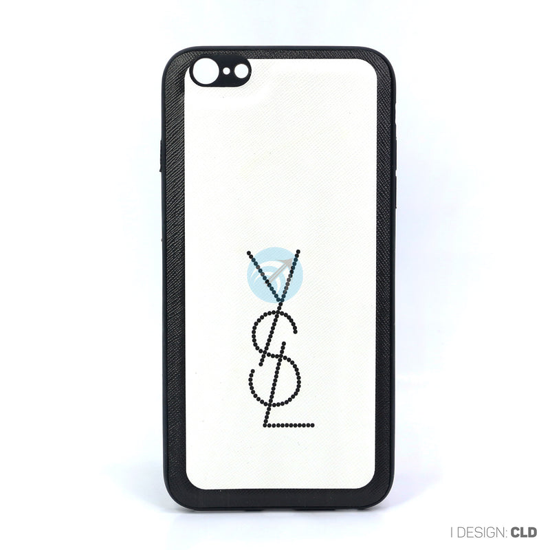 ỐP LƯNG IPHONE 6+/ 6S+ ( DA VIỀN TRẮNG THƯƠNG HIỆU)