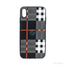 ỐP LƯNG ĐT IPHONE XS MAX (DA SỌC CARO)