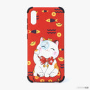 Ốp lưng SAMSUNG A10 hình mèo thần tài nhựa cứng