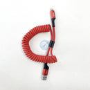 Cáp sạc điện thoại usb A to lightning 1 mét BASEUS xoắn đàn hồi (CALSR-09) bh03t điều kiện còn đủ bao bì