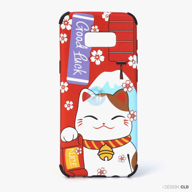 Ốp lưng SAMSUNG S8+ hình mèo thần tài nhựa cứng