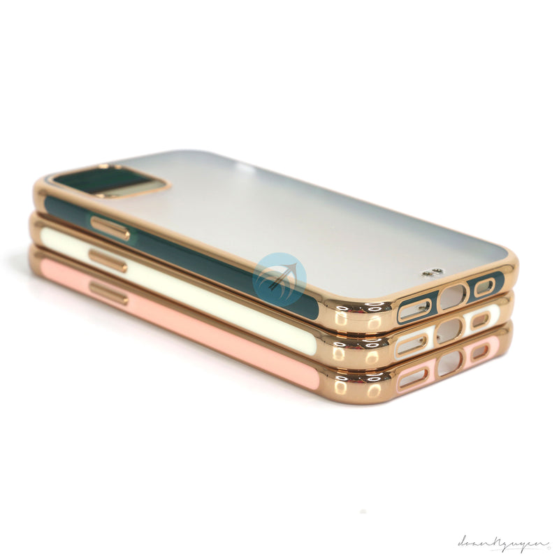 ỐP LƯNG IPHONE 12 PRO CỨNG NHÁM VIỀN SI CHỐNG SỐC OVOSE