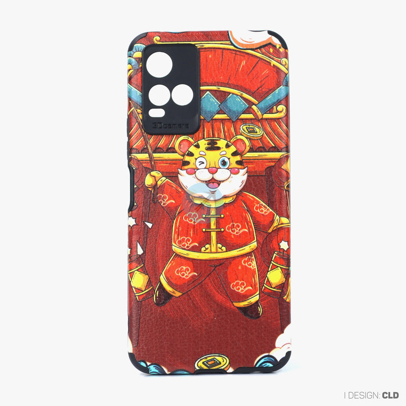 Ốp lưng VIVO Y21 Y33S T1X dẻo hình mèo thần tài