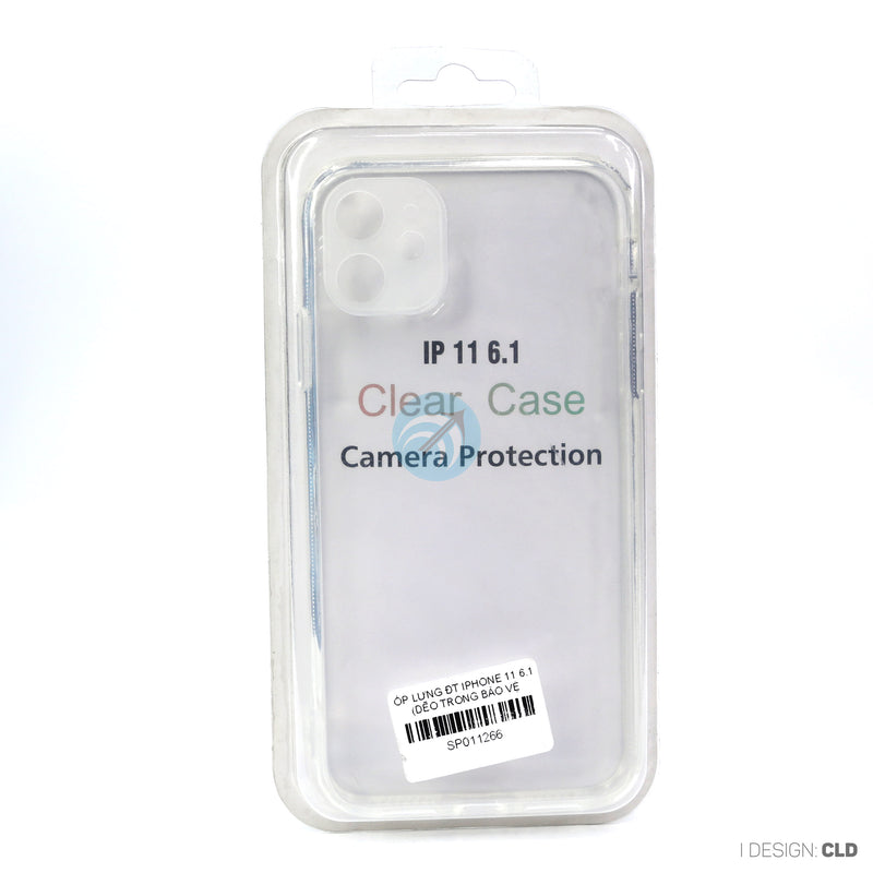 ỐP LƯNG ĐT IPHONE 11 6.1 (DẼO TRONG BẢO VỆ CAMERA)