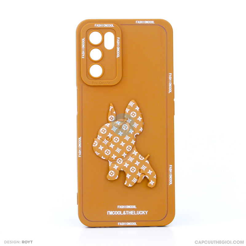 Ốp lưng OPPO A16 dẻo màu hình gấu nổi