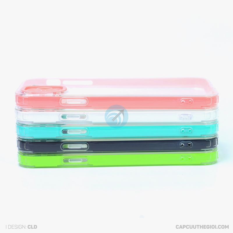 Ốp lưng IPHONE 11 PRO MAX trong tách viền màu