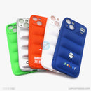 Ốp lưng IPHONE 13 6.1 nhấn sóng màu Silicon