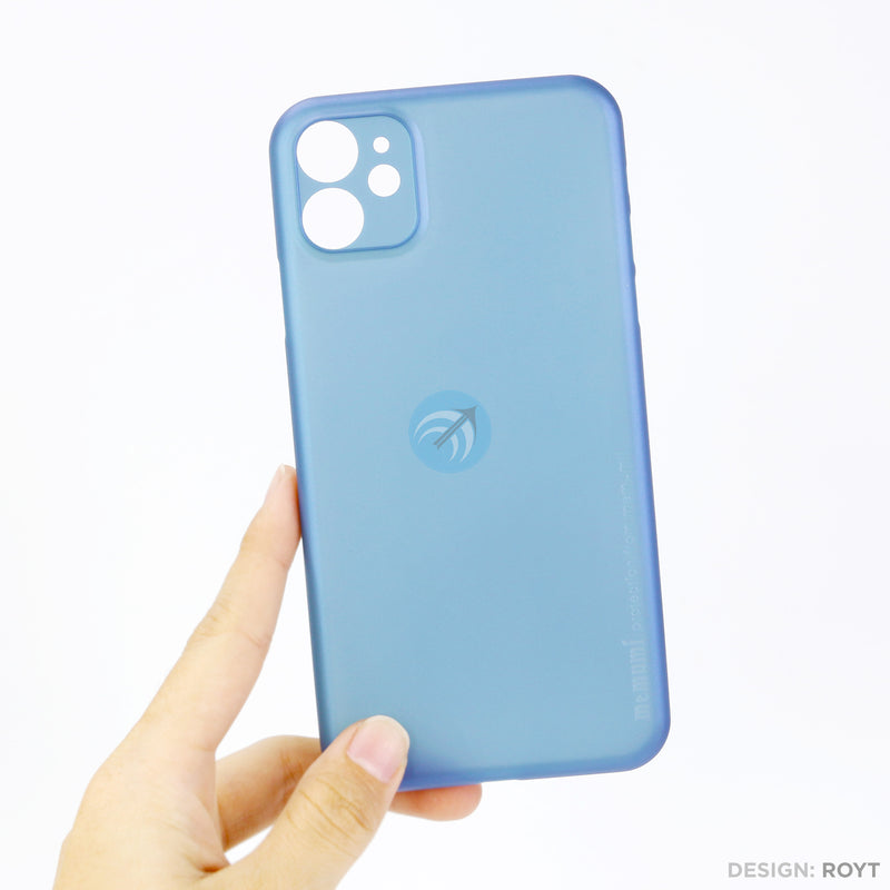 ỐP lưng IPHONE 11 MEMUMI mỏng 0.3 màu xanh dương
