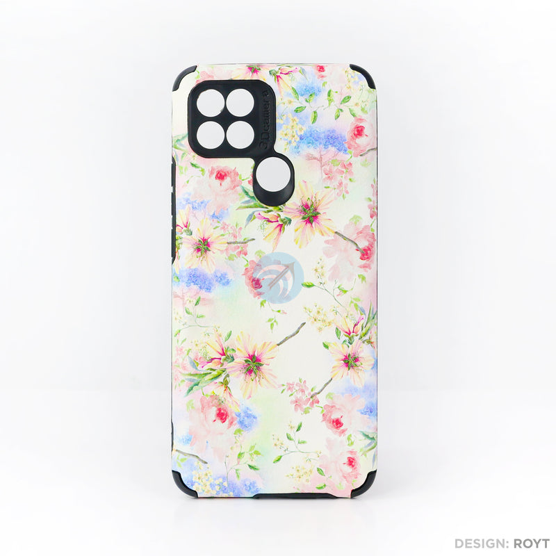 Ốp lưng OPPO A15 IMD da chống sốc hình hoa