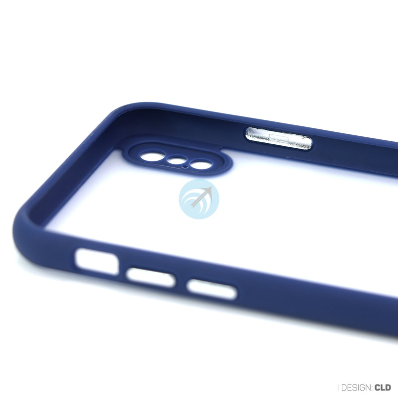 ỐP LƯNG ĐT IPHONE X/XS (NHÁM HÌNH VIỀN MÀU SPACE HỘP)
