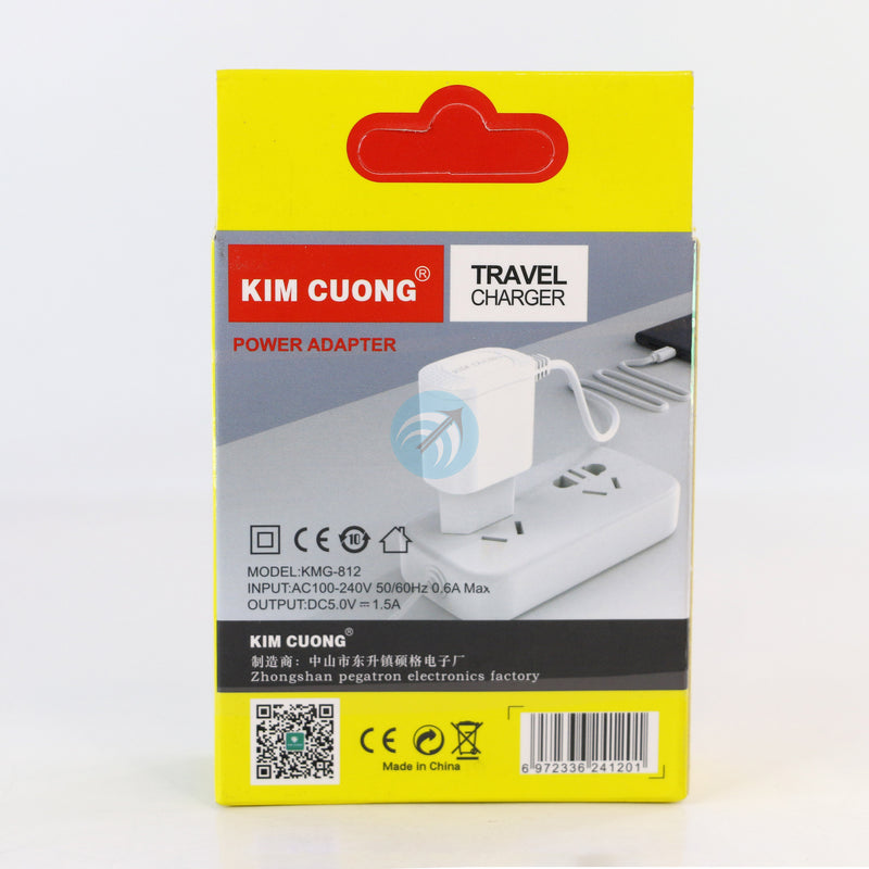 Bộ sạc Liền cáp chuẩn Micro USB 812 Kim Cương BH01T