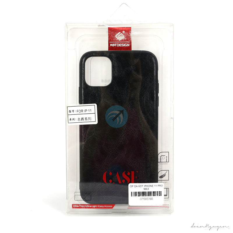 ỐP LƯNG DA ĐIỆN THOẠI IPHONE 11 PRO MAX (KST)