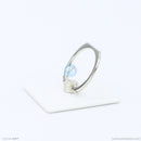 Nhẫn dán lưng điện thoại nhựa màu trắng