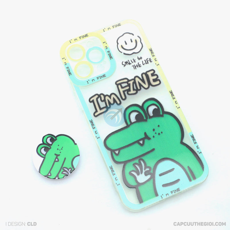 ỐP LƯNG IPHONE 12 PRO MAX TRONG IN HÌNH KÈM POD