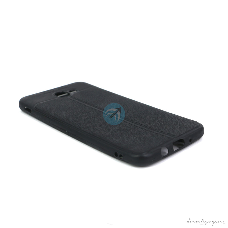 ỐP LƯNG DA ĐIỆN THOẠI SAMSUNG J5 PRIME AUTO DẺO ĐEN