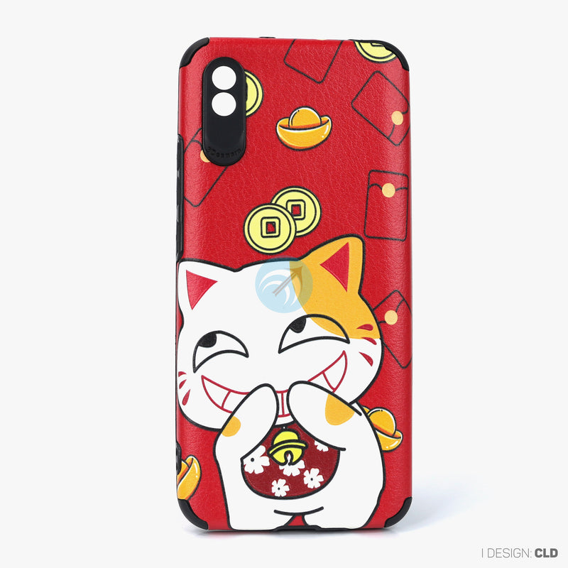 Ốp lưng MI 9A dẻo hình mèo thần tài