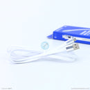 Cáp sạc micro BOROFONE BU8 2.4A 1.2 mét màu trắng bh01t