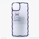 Ốp lưng IPHONE 13 6.1 trong viền gợn sóng in hình hoa