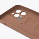 ỐP lưng IPHONE 13 PRO MAX hình nổi gấu đứng màu nâu