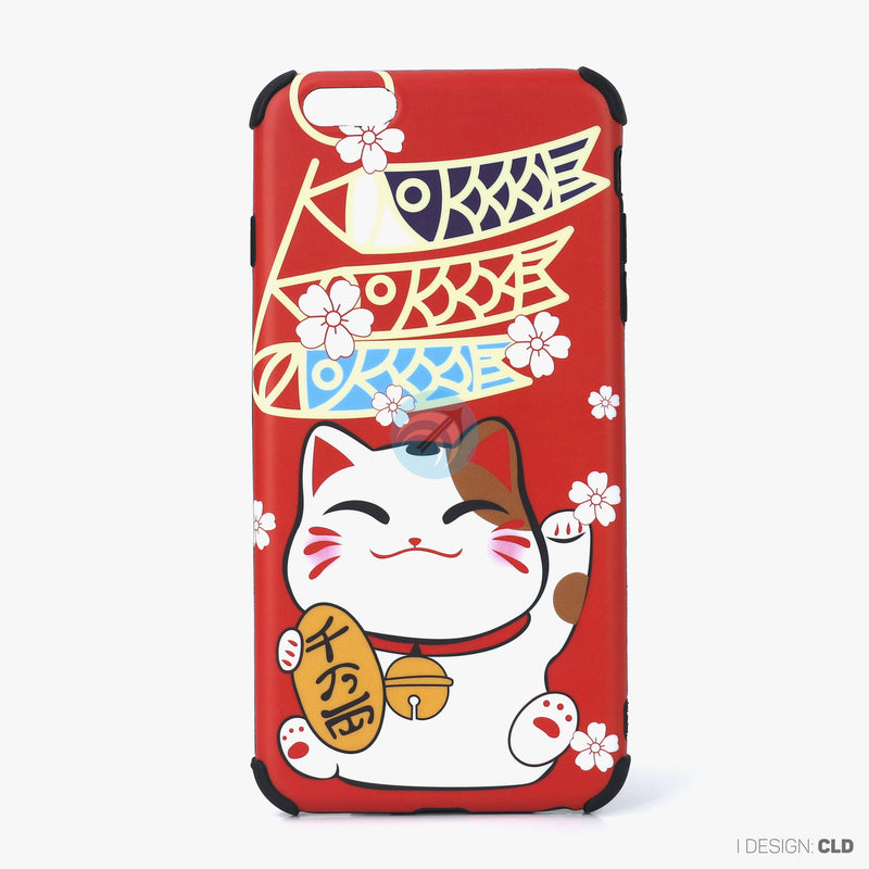 Ốp lưng IPHONE 6+/6S+ hình mèo thần tài nhựa cứng