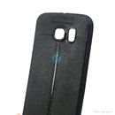 ỐP LƯNG DA ĐIỆN THOẠI SAMSUNG S6 AUTO DẺO ĐEN