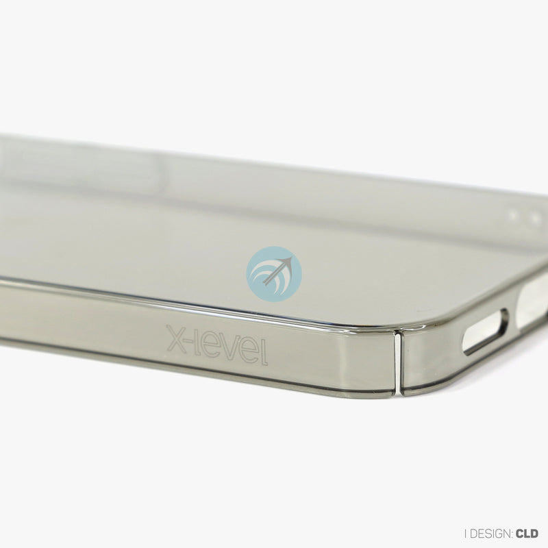 Ốp lưng IPHONE 13 6.1 X-LEVEL cứng màu xám không gian