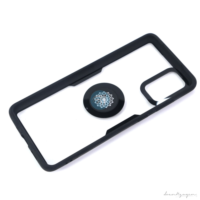 ỐP LƯNG SAMSUNG S20+ ĐEN VIỀN NHẪN