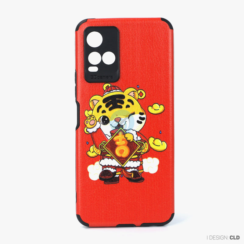 Ốp lưng VIVO Y21 Y33S T1X dẻo hình mèo thần tài
