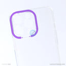 Ốp lưng IPHONE 13 PRO trong viền camera màu tím REALSKY