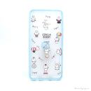 ỐP LƯNG ĐIỆN THOẠI SAMSUNG A20S NHÁM HÌNH VIỀN MÀU