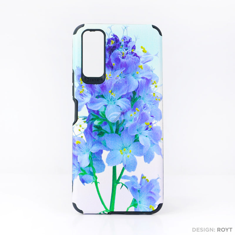 Ốp lưng VIVO Y12S IMD da chống sốc hình hoa