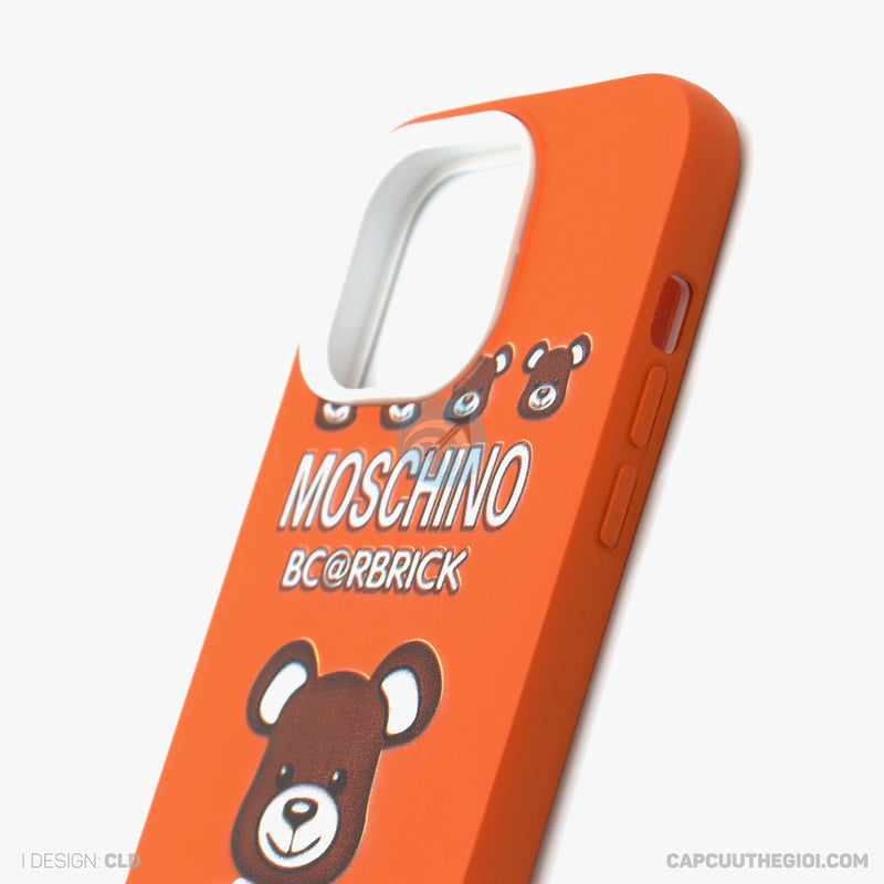 Ốp lưng IPHONE 13 PRO tách viền hình gấu
