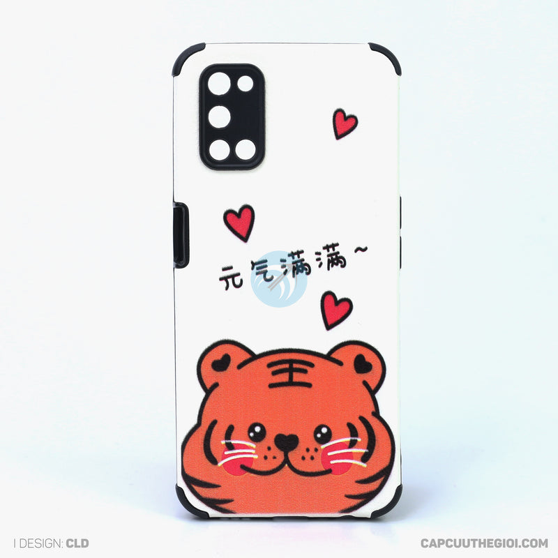 Ốp lưng OPPO A52 chống sốc da hình