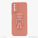 Ốp lưng VIVO Y20 hình gấu nổi có giá đỡ silicon màu