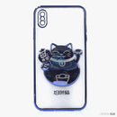 Ốp lưng IPHONE XS MAX hình mèo thần tài nổi viền màu