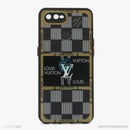 Ốp lưng OPPO F9 nhựa cứng viền đen lưng in logo LV