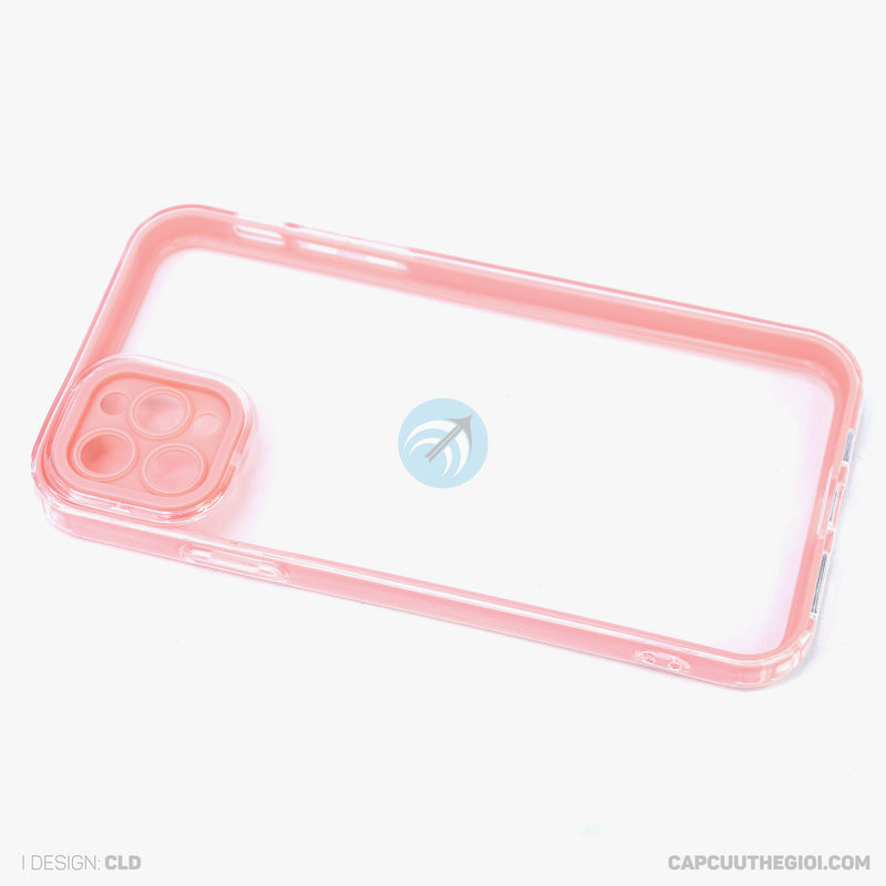 Ốp lưng IPHONE 11 PRO MAX trong tách viền màu