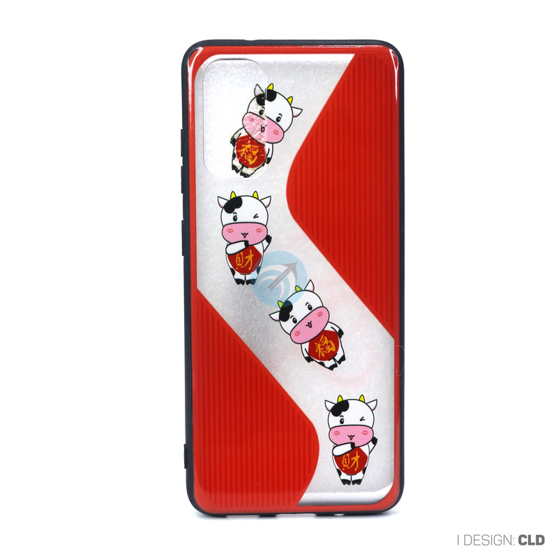 ỐP LƯNG ĐIỆN THOẠI SAMSUNG S20 NHÁM HÌNH VIỀN MÀU