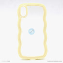 Ốp lưng IPHONE X/XS lưng trong viền màu gợn sóng