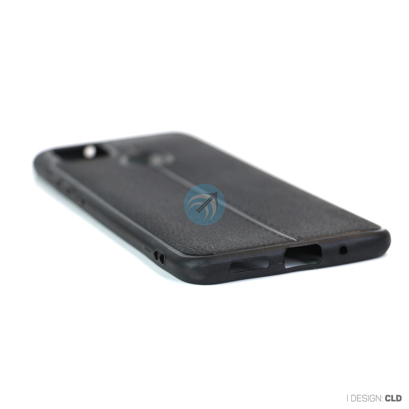 ỐP LƯNG DA ĐIỆN THOẠI REDMI 9C AUTO DẺO ĐEN