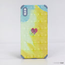 ỐP LƯNG IPHONE XS MAX HÌNH TIM VIỀN VUÔNG