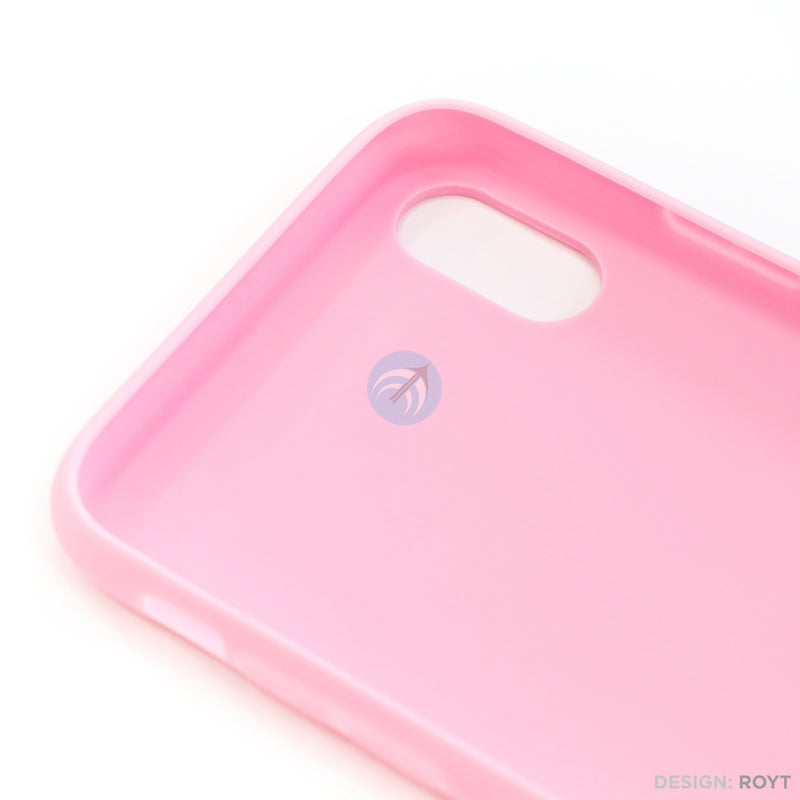 Ốp lưng IPHONE X/XS lưng da hình mèo thần tài