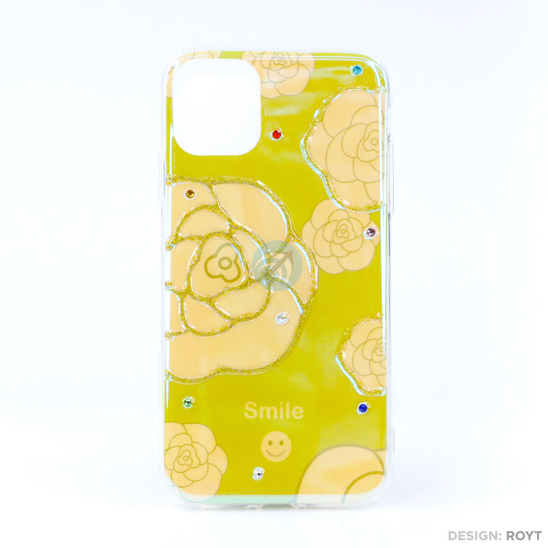 Ốp lưng IPHONE 11 hình viền dẻo gắn đá