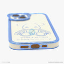 Ốp lưng IPHONE 13 6.1 màu in hình gấu có tai